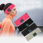 Bluetooth Headset Sports Headband Outdoor Running Yoga Sweat-Absorbent Headscarf, Black, Gray, Dark Gray - Image 2